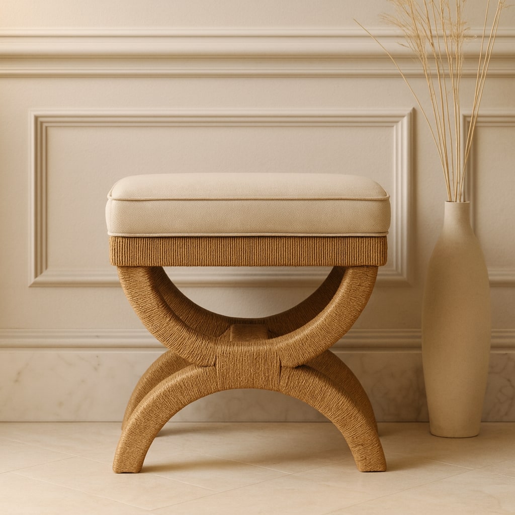 Ellery Rattan Bench