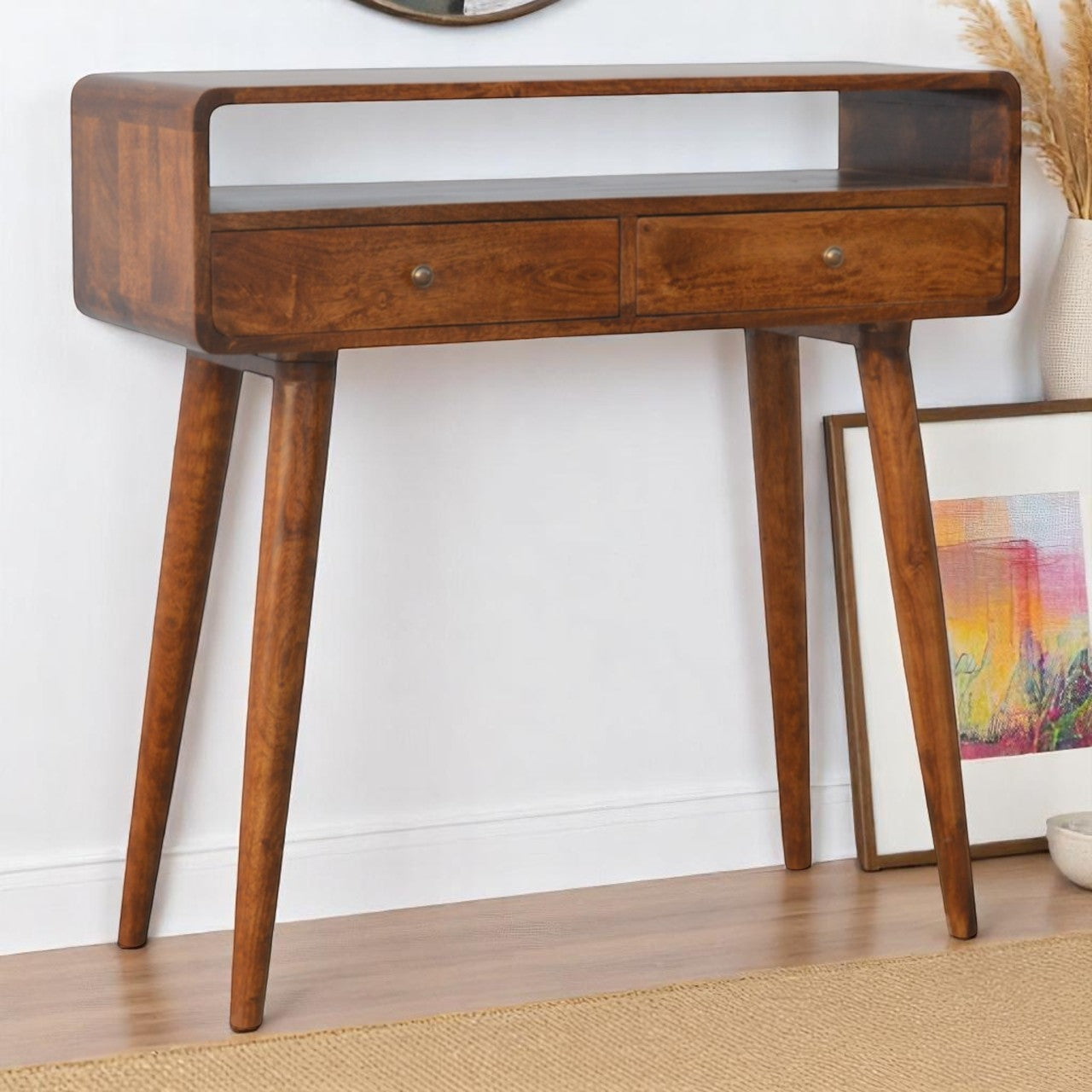 Aria Curved Console Table