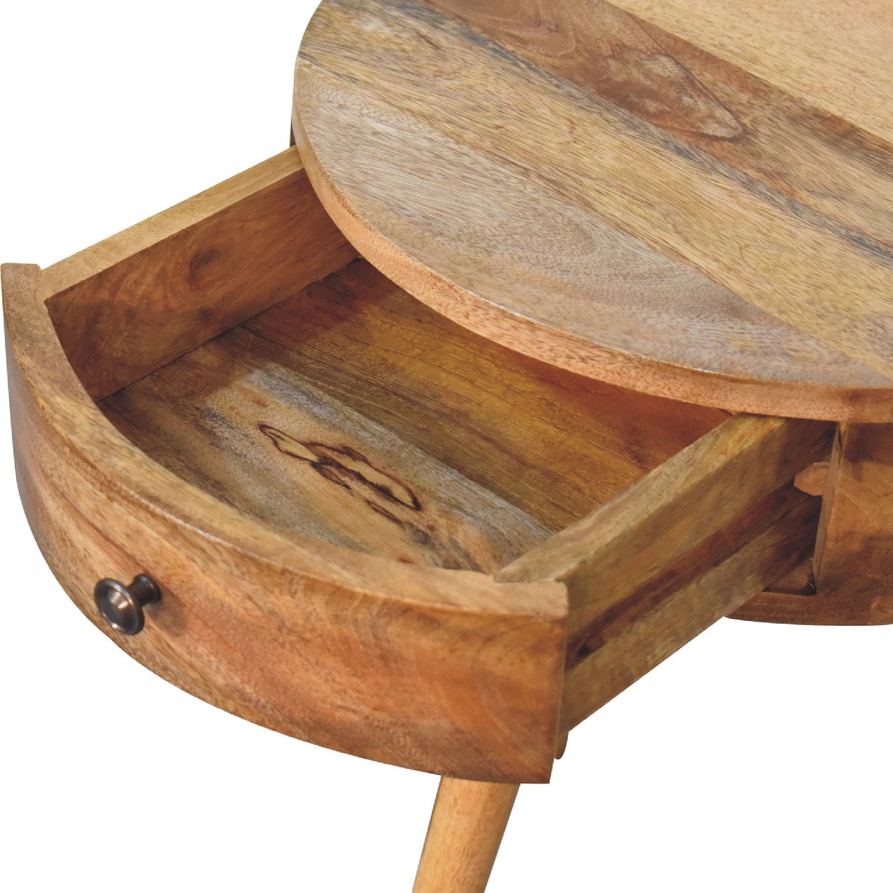 Avelia Mini Circular Bedside Table