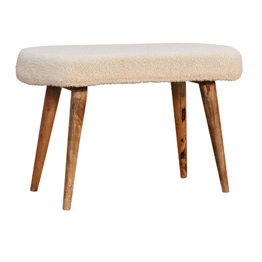 Colette Bouclé Bench