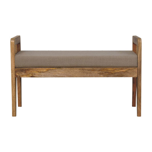 Sierra Linen Rattan Bench