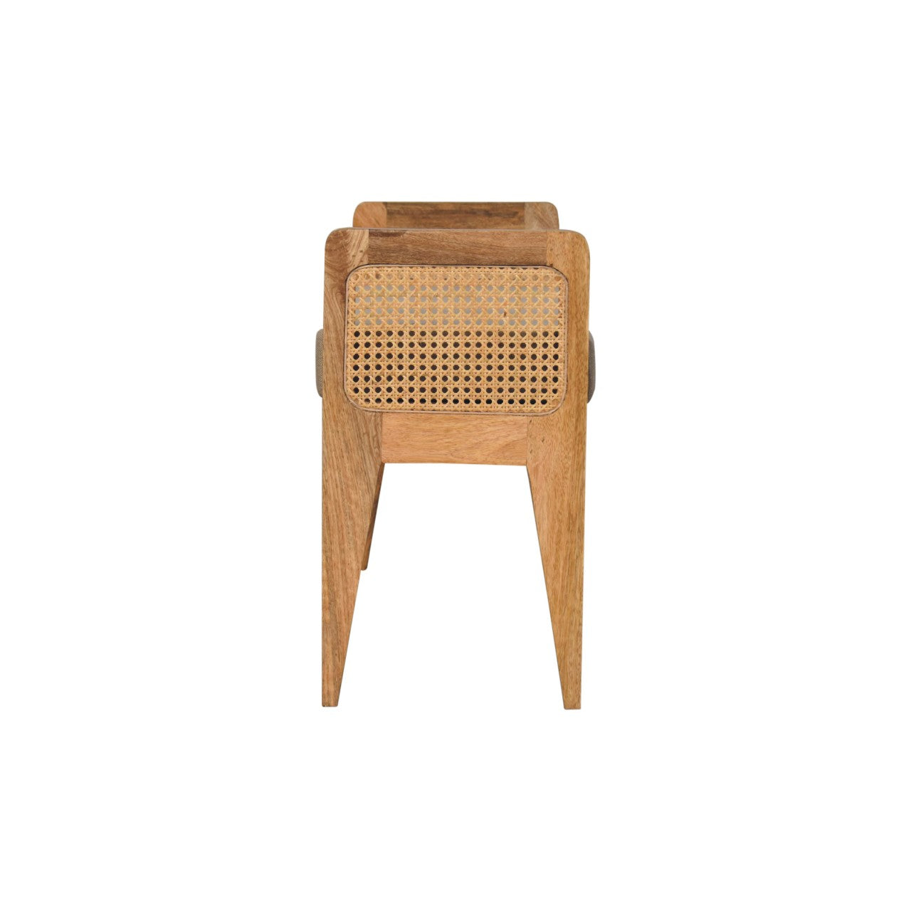 Sierra Linen Rattan Bench