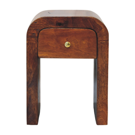 Serena Mini Curved Bedside Table