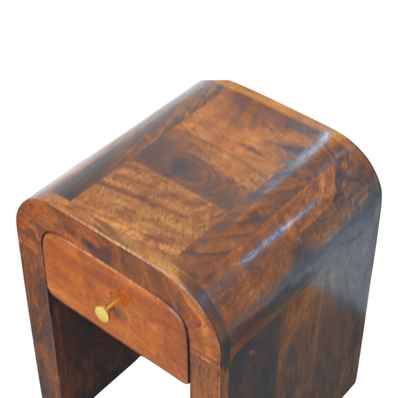 Serena Mini Curved Bedside Table