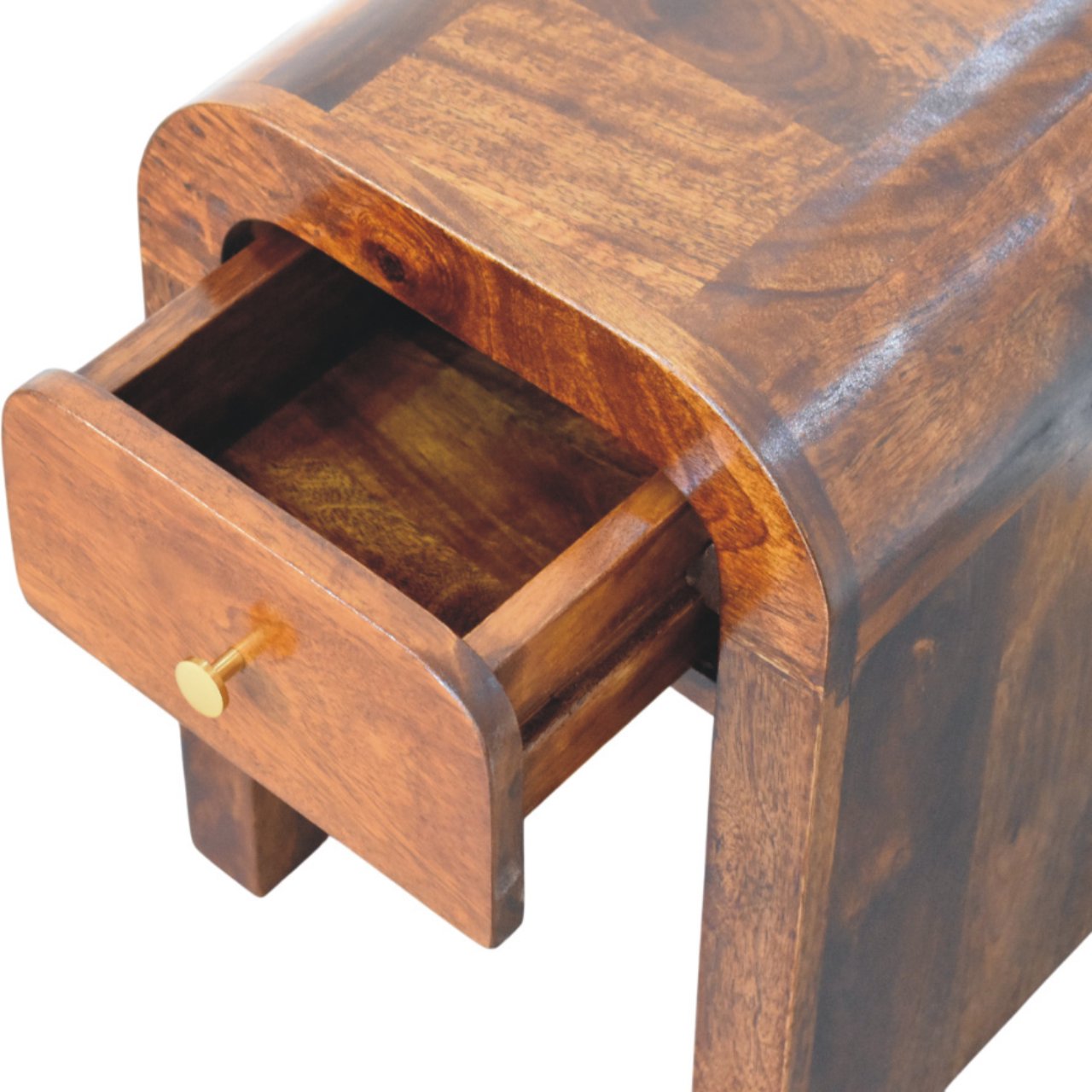 Serena Mini Curved Bedside Table