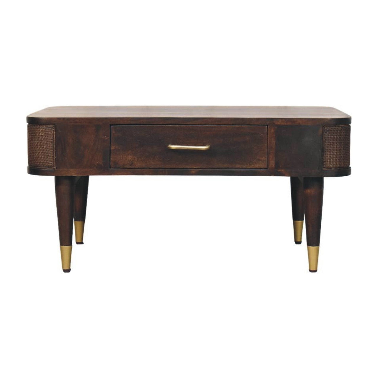 Elowen Rattan Wood Coffee Table