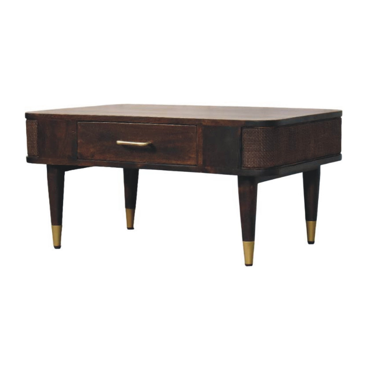 Elowen Rattan Wood Coffee Table