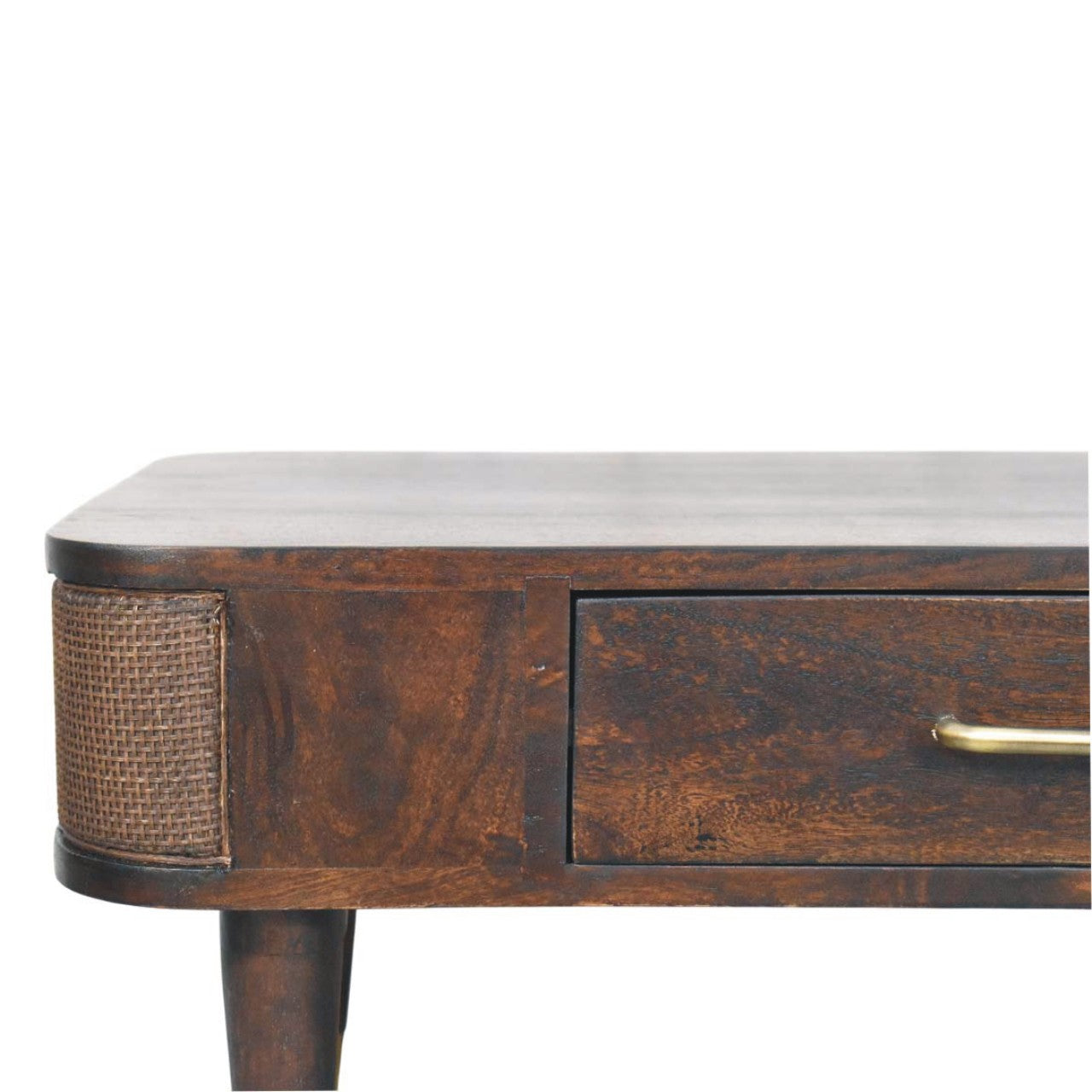 Elowen Rattan Wood Coffee Table