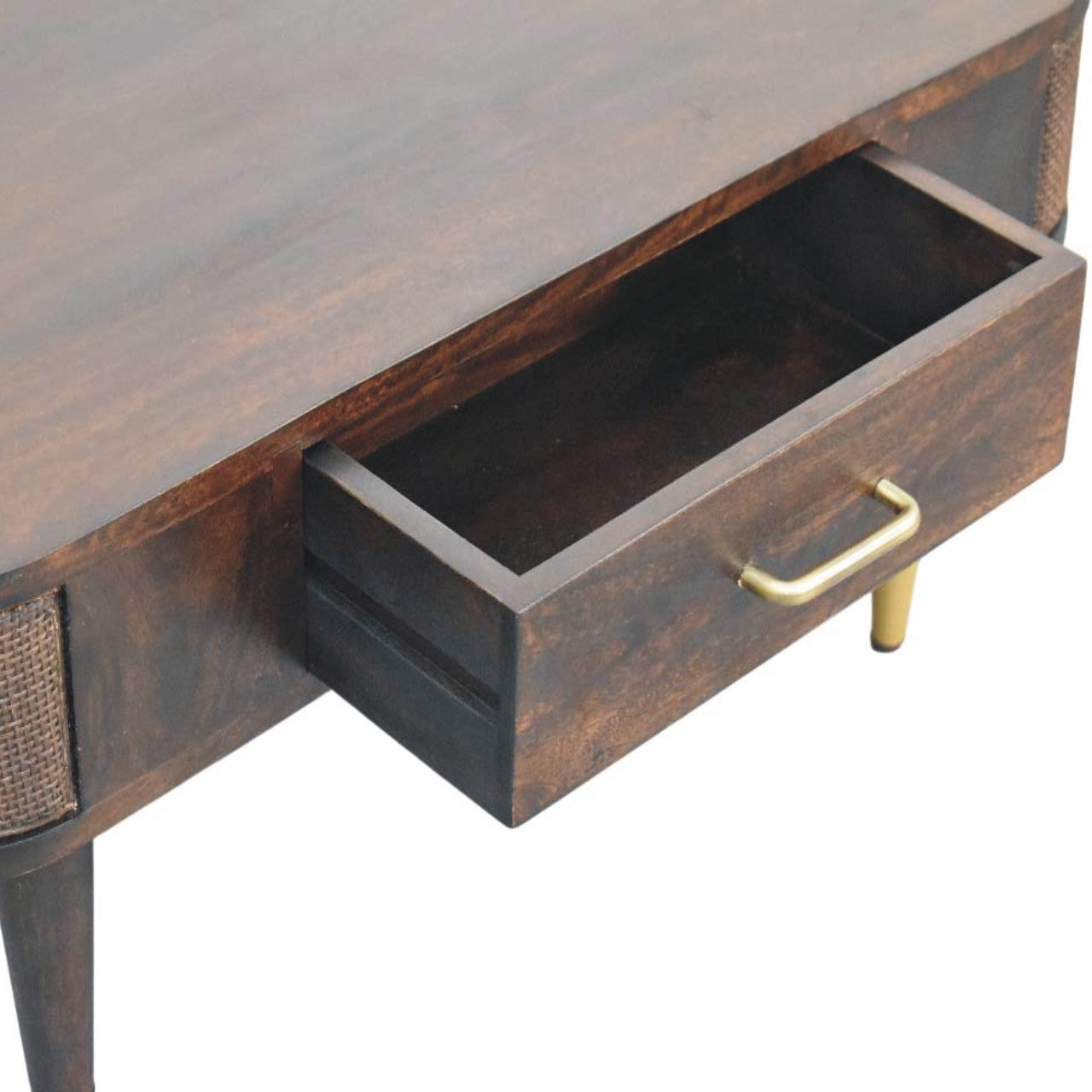 Elowen Rattan Wood Coffee Table