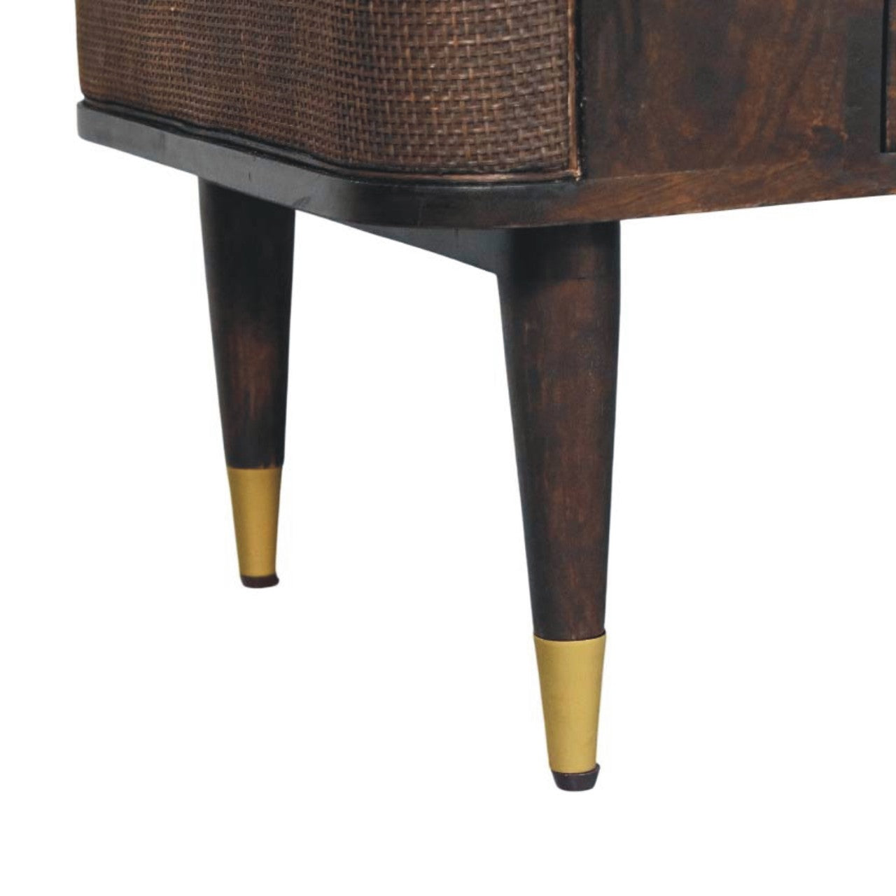 Elowen Rattan Wood Coffee Table