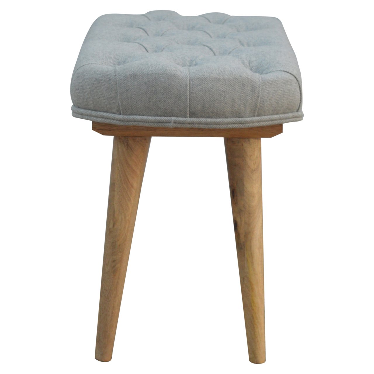 Elan Grey Tweed Bench