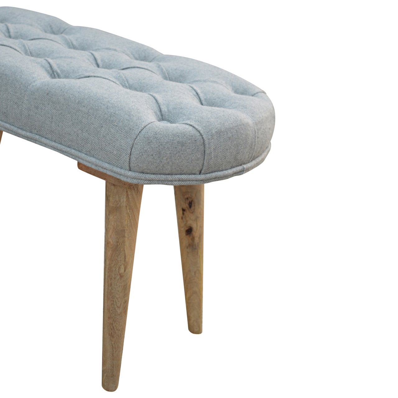 Elan Grey Tweed Bench