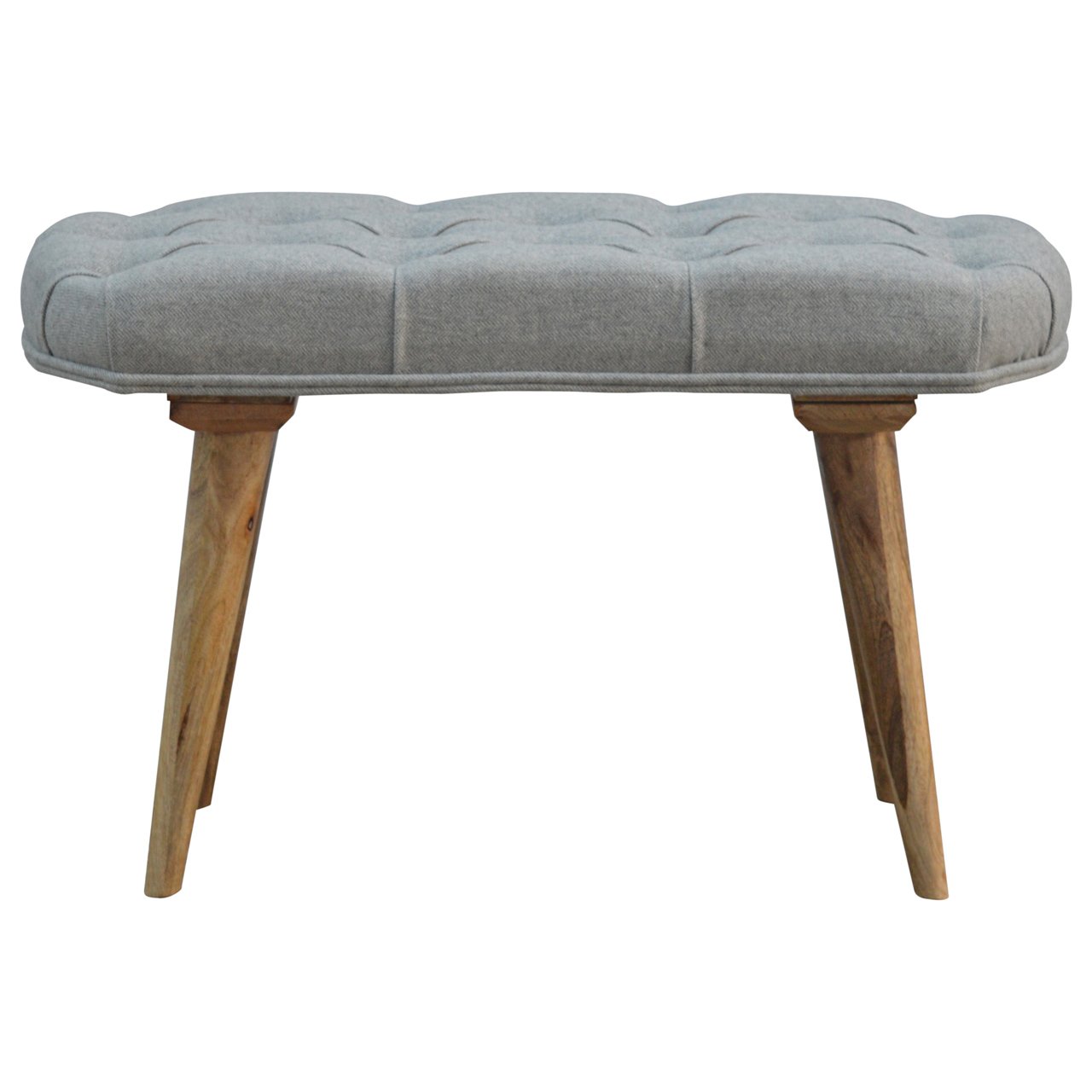 Elan Grey Tweed Bench